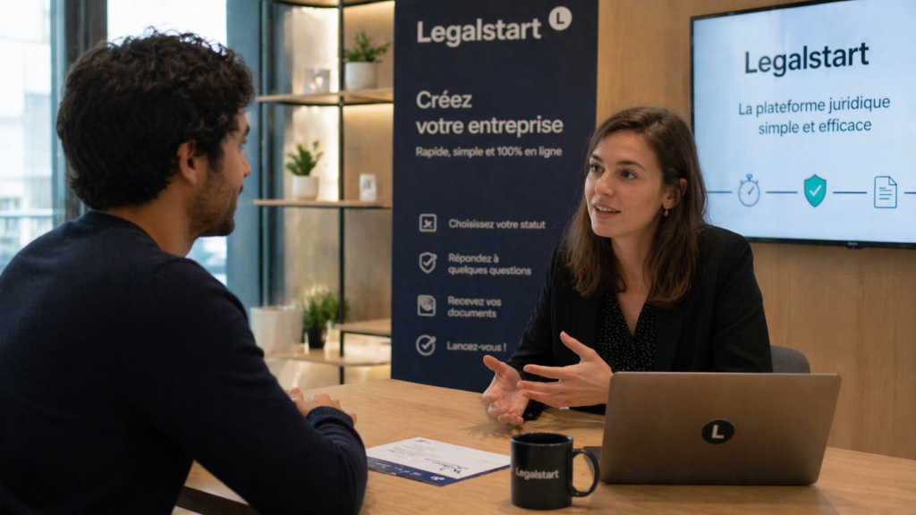 Création entreprise Legalstart 